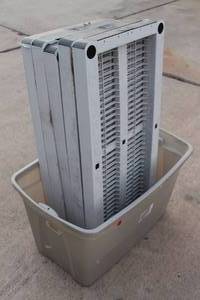 lot 206 image: KETER 5 SHELF SHELVING UNIT TOTE NOT INCLUDED