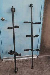 lot 207 image: 2 RIFLESHOTGUN MOUNT RACKS