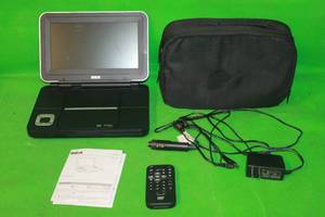 lot 215 image: RCA DRC6309 PORTABLE DVD PLAYER WITH CARRY CASE