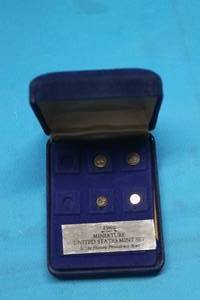 lot 231 image: 1980 MINITURE UNITED STATES STERLING SILVER MINT SET INCOMPLETE