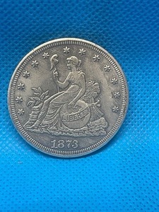 lot 227 image: 1873 SILVER TRADE DOLLAR 400 GRAINS 900 FINE