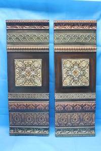 lot 265 image: 2 PC METAL WALL ART DCOR