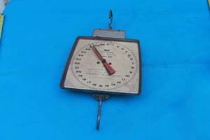 lot 13 image: VINTAGE HANSON DAIRY SCALE , 60LB CAPACITY , MODEL 600