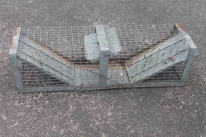lot 34 image: LARGE 2-DOOR LIVE CATCH CAGE TRAP , 43X 11.5 W