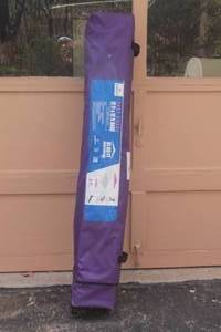 lot 61 image: ACADEMY EASY SHADE , 12FT X 12FT BASE , CANOPY 9FTX9FT WITH ROLLING CARRY BAG
