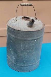 lot 88 image: VINTAGE  FUNNEL SPROUT KEROSENE GAS CAN , 13H