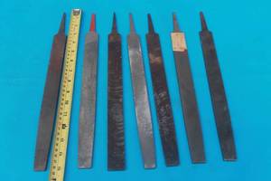 lot 199 image: TOTAL OF 7  FILES HAND TOOLS , 15