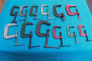 lot 229 image: TOTAL OF 12 C CLAMPS , 2- 3