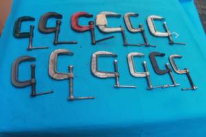 lot 230 image: TOTAL OF 12 C CLAMPS , 2- 3
