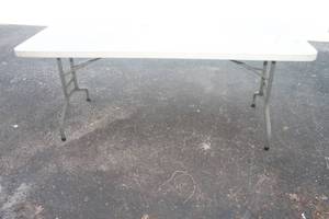 lot 247 image: 6-FOOT FOLDING TABLE