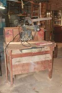lot 306 image: CRAFTSMAN RADIAL ARM SAW100 WITH MANUALS TESTED AND WORKS