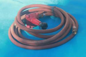 lot 271 image: W,P LOW PRESSURE GAS HEATER HOSE 200 PSI WITH REGO LP GAS REGULATOR