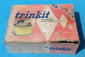 lot 345 image: TRINKET DELUXE KIT THE ORIGINAL COPPER ENAMELLING KIT