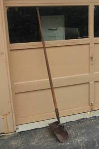lot 377 image: VINTAGE TILE TRENCHING  SHOVELHOE