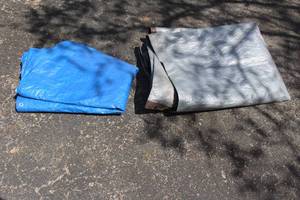 lot 412 image: 2 LARGE TARPS
