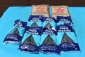 lot 417 image: 7 BAGS CHEM MASTER RUBBER GLOVES SIZE LG AND 2 BAGS RED STAR SHOP TOWELS
