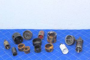 lot 91 image: TOTAL OF 14 METAL HOLE SAWS