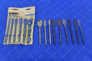 lot 116 image: 15 ASSORTED SPADE BITS