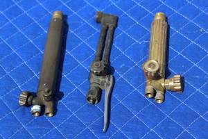 lot 157 image: 3 WELDING TORCH HANDLES