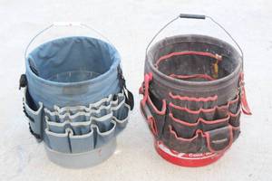 lot 199 image: 2  5 GALLON BUCKETS WITH BUCKET JOCKEYSORGANIZERS