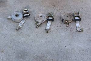 lot 210 image: 3 SETS OF RATCHET STRAPS
