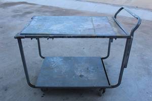 lot 231 image: 2 TIER ROLLING CART