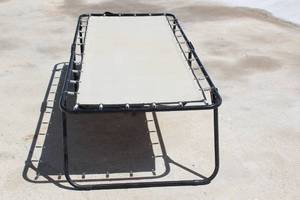 lot 258 image: TWIN SIZE FOLDING COT