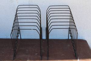 lot 284 image: 2 METAL FILE HOLDERS