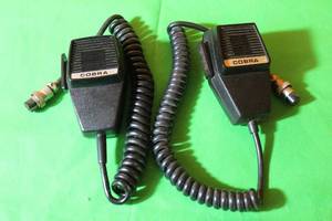 lot 30 image: TOTAL OF 2 COBRA CB MICROPHONES
