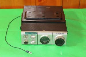 lot 8 image: VINTAGE CRAIG  23-CHANNEL MOBILE TRANSCEIVER CB RADIO 4104
