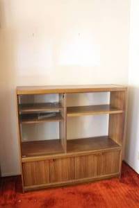 lot 89 image: VINTAGE SOLID WOOD ENTERTAINMENT AIRMORE CENTER , 48L X 15 X 47 H
