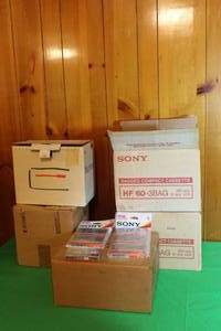 lot 133 image: GENEROUS AMOUNT OF NEW SONY  COMPACT CASSETTE TAPES HF90& HF60