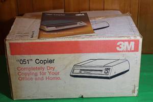 lot 143 image: 3M COPIER 051BG DRY COPYING WITH PAPER & MANUAL ,IN ORIGINAL BOX
