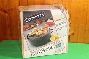 lot 162 image: CONTEMPRA INDOOR ELECTRIC CHAR-B-QUE