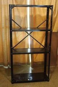 lot 224 image: METAL SHELVING UNIT 5FT TALL