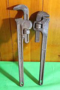 lot 236 image: TW0 18 PIPEWRENCH WALCO AND RIGID