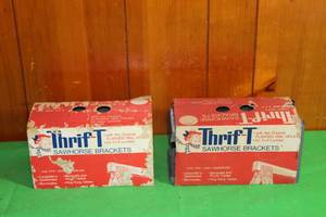 lot 254 image: 2 SETS OF THRIFT-T SAWHORSE BRACKETS