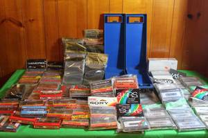 lot 276 image: GENEROUS AMOUNT OF CASSETTE TAPES ALL NEW IN SEALED PACKAGES