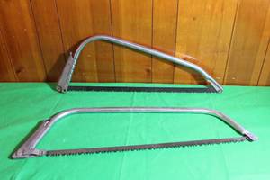 lot 281 image: 2 VINTAGE BOW SAWS