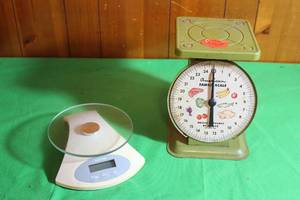lot 287 image: 2 FOOD SCALES AMERICAN AND SALTER 4001