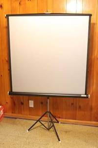 lot 352 image: MONTGOMERY WARD PROJECTION SCREEN