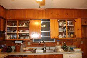 lot 364 image: LOT OF DISHES ALL CABINETS AND DRAWERS AND ITEMS ON COUNTER TOP INCLUDED