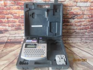 lot 107 image: BROTHER&nbsp P-TOUCH LAMINATED LABELS&nbsp LA790900L&nbsp WITH CARRY CASE&nbsp