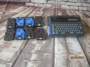 lot 109 image: BROTHER P- TOUCH ELECTRONIC LABELING SYSTEM&nbsp PT-20 WITH 8 LABELS&nbsp