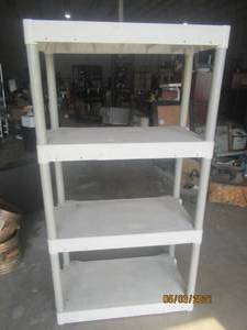 lot 117 image: PLANO 4 SHELF SHELVING&nbsp
