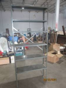 lot 120 image: METAL 6 SHELF SHELVING UNIT&nbsp