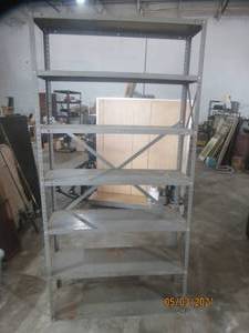 lot 121 image: METAL 7 SHELF SHELVING UNIT&nbsp