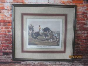lot 152 image: GODOLPHIN&nbsp ABABIAN -SCHAM ENGRAVED BY J.S. MACKRELL ,PAINTED BY F.C.TURNER&nbsp&nbspDESCENDANT OF THE EASTERN KING OF THE WIND AND REGENERATOR&nbsp OF THE BREED OF THE PRESENT RACE OF ENGLISH THOROUGH BREED HORSED&nbsp