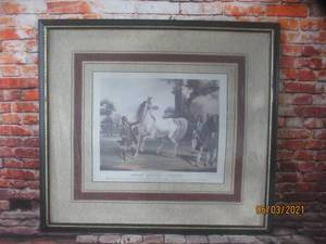 lot 153 image: DARLEY ARABIAN&nbsp &nbsp-ROXANA&nbsp &nbspENGRAVED BY J.S. MACKRELL , PAINTED BY F.C. TURNER&nbsp&nbsp