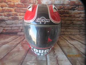 lot 186 image: ICON TOUGH LUCK HELMET&nbsp SIZE XL